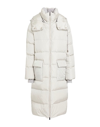 PESERICO Shell jacket EASY Light grey 100% Polyamide, Merino Wool, Cashmere