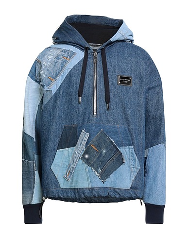 DOLCE&GABBANA Denim jacket Blue 98% Cotton, 2% Elastane