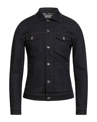 DOLCE&GABBANA Jeansjacke Blau 98% Baumwolle, 2% Elastan