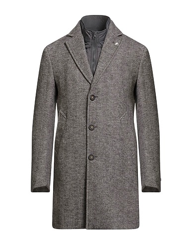 MANUEL RITZ COATS & JACKETS Grey 60% Wool, 30% Polyester, 10% Other Fibres