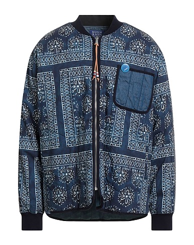 SCOTCH & SODA Shell jacket Navy blue 100% Cotton