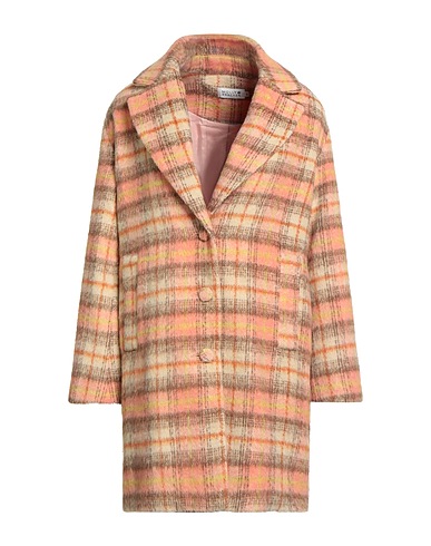 MOLLY BRACKEN Coat Salmon pink 90% Polyester, 10% Wool