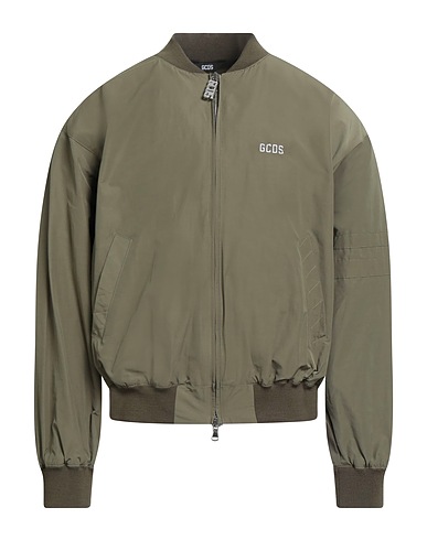 GCDS Bomber Sage green 54% Polyester, 46% Cotton
