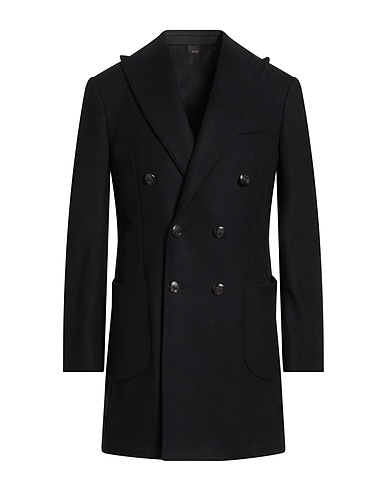 SUITHOMME Coat Black 80% Virgin Wool, 20% Polyamide
