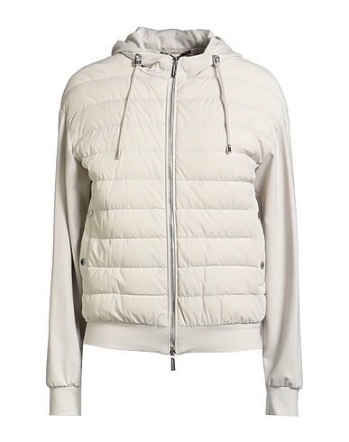 MOORER Jacket Ivory 88% Polyamide, 12% Polyurethane, Viscose, Elastane