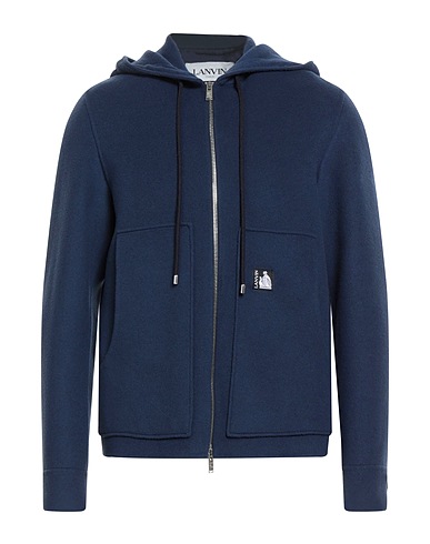 LANVIN Jacke Marineblau 90% Wolle, 10% Kaschmir