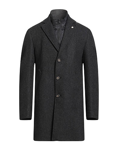 MANUEL RITZ Cappotto Antracite 50% Lana, 40% Poliestere, 10% Altre Fibre