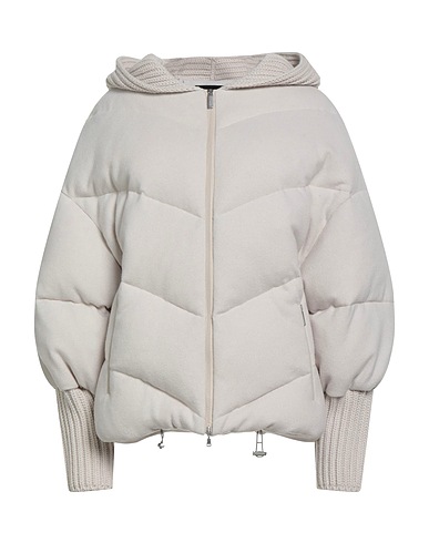 FABIANA FILIPPI Shell  jacket Off white 75% Virgin Wool, 15% Silk, 10% Cashmere