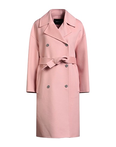 FABIANA FILIPPI Coat Pink 90% Virgin Wool, 10% Cashmere