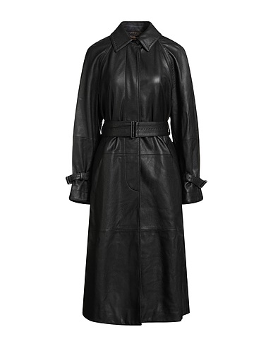 MAX MARA Coat ATELIER Black 100% Lambskin