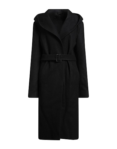 RICK OWENS Mantel Schwarz 100% Schurwolle