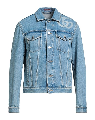 GUCCI Denim jacket Blue 100% Cotton