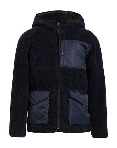 FAY ARCHIVE Teddy Coat Navy blue 80% Polyester, 20% Acrylic