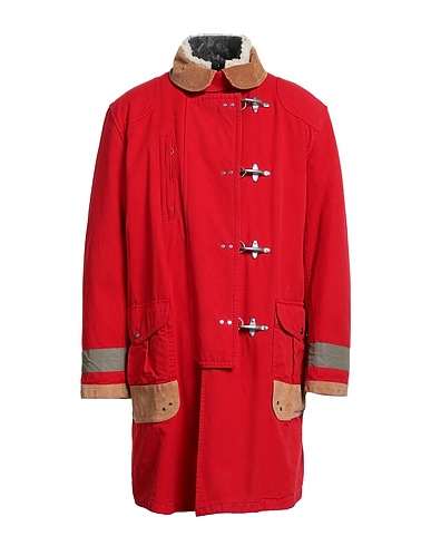 FAY ARCHIVE Coat Red 100% Cotton