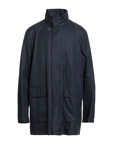 FAY Lange Jacke Nachtblau 64% Baumwolle, 36% Polyamid