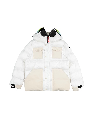 AI RIDERS Μπουφάν με επένδυση από πούπουλα Λευκό 100% Πολυεστέρας