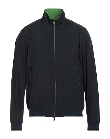 HERNO Jacket Midnight blue 100% Polyester, Polyurethane