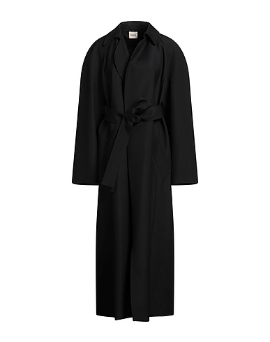 KHAITE Coat Black 75% Viscose, 25% Polyester