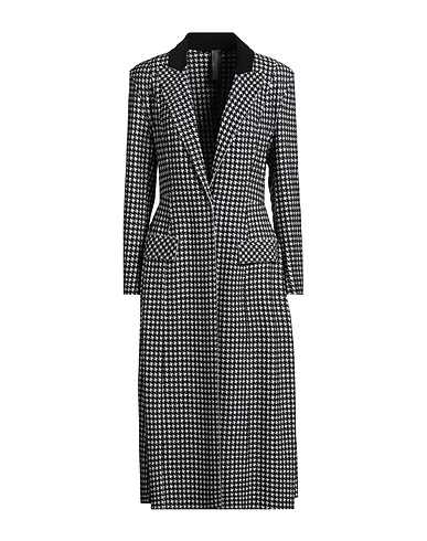 NORMA KAMALI Full-length jacket Black 95% Polyester, 5% Elastane