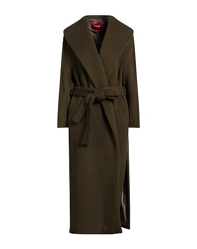 STAUD Coat VERDE SCURO 80% Wool, 20% Alpaca wool