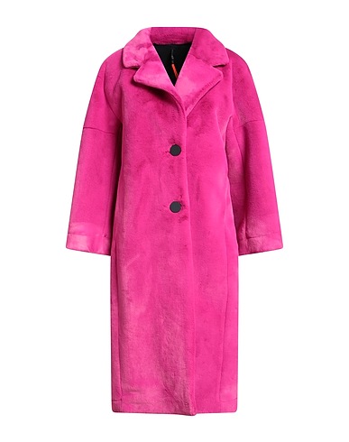 RRD Kunstpelz Magenta 100% Polyester, Polyamid, Elastan