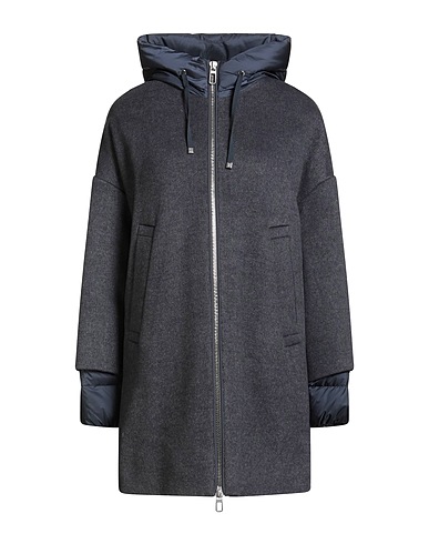 DUNO Shell jacket Navy blue 43% Virgin Wool, 30% Lyocell, 22% Polyamide, 5% Cashmere, Polyester