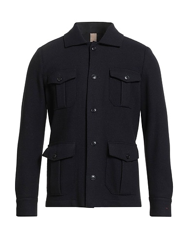 ELEVENTY Jacket Midnight blue 80% Wool, 20% Polyamide
