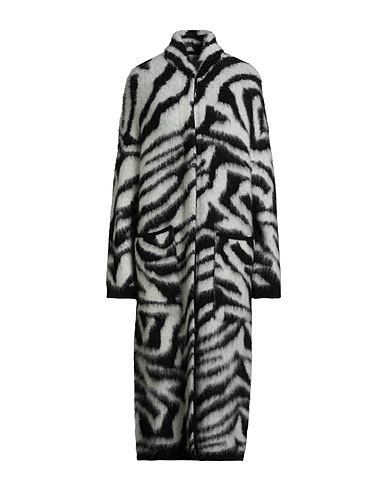 MEIMEIJ Coat White 49% Acrylic, 17% Polyamide, 16% Wool, 16% Mohair wool, 2% Elastane