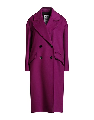 ANNIE PARIS Coat Mauve 70% Virgin Wool, 20% Polyamide, 10% Cashmere