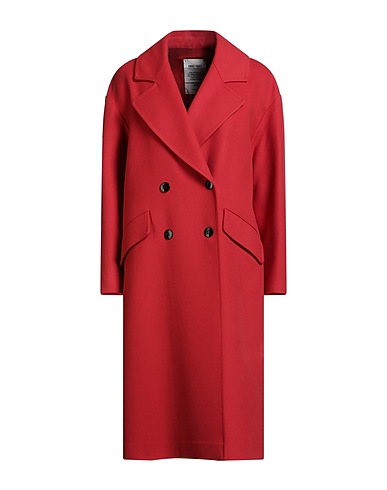 ANNIE PARIS Coat Coral 70% Virgin Wool, 20% Polyamide, 10% Cashmere