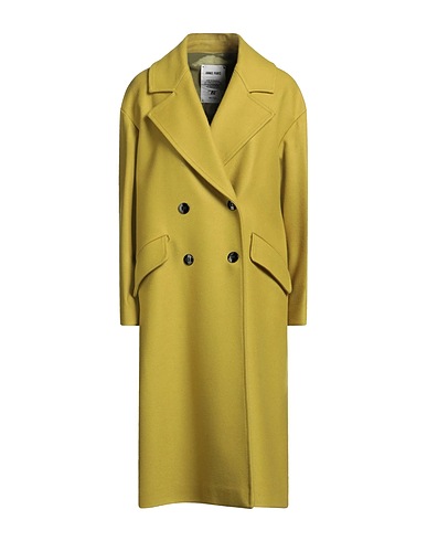 ANNIE PARIS Cappotto Verde lime 70% Lana Vergine, 20% Poliammide, 10% Cachemire