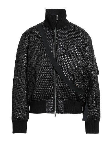 HELMUT LANG Bomber Black 38% Polyamide, 36% Polyester, 26% Silk
