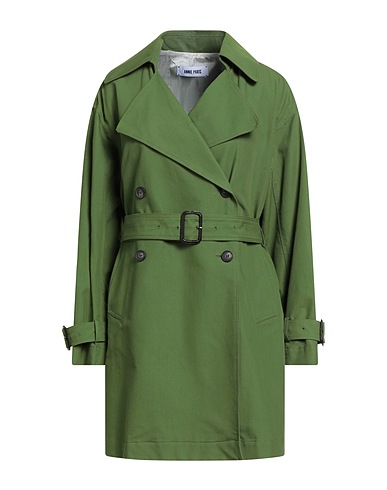 ANNIE PARIS Double breasted pea coat Green 100% Cotton