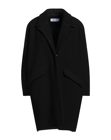 ANNIE PARIS Coat Black 100% Virgin Wool