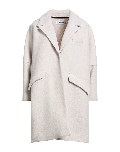 ANNIE PARIS Cappotto Grigio chiaro 100% Lana Vergine