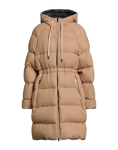 PESERICO Shell jacket EASY Camel 49% Nylon, 35% Polyester, 15% Viscose, 1% Elastane