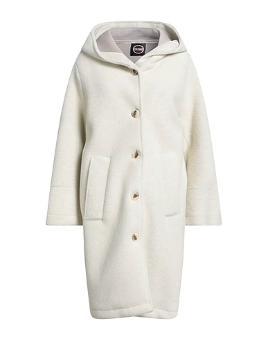 COLMAR Cappotto Off white 60% Poliestere, 25% Acrilico, 12% Lana Vergine, 3% Elastan