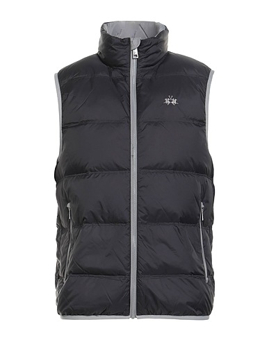 LA MARTINA Gilet Black 100% Polyamide