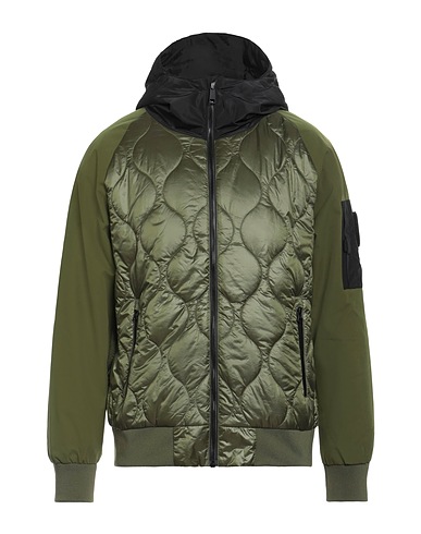 LA MARTINA Bomber Military green 100% Polyamide, Polyester