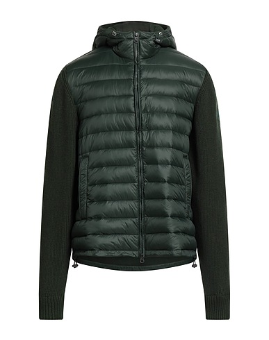COLMAR Shell jacket Dark green 100% Polyamide, Cotton, Polyester