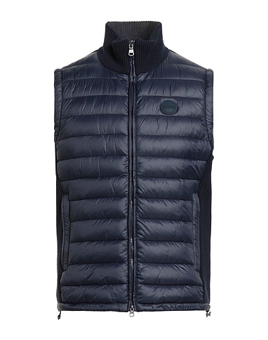 COLMAR Gilet Navy blue 100% Polyamide, Cotton, Polyester