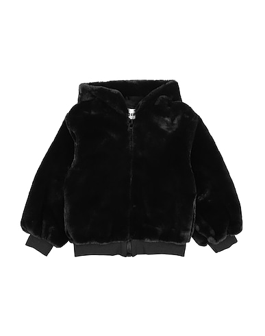 MSGM Teddy Coat Black 100% Polyester