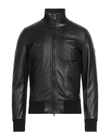 LA MARTINA Bomber Black 100% Ovine leather