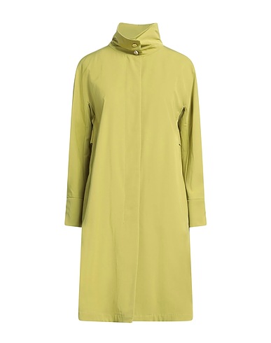 HERNO Full-length jacket Lime green 54% Polyester, 46% Cotton