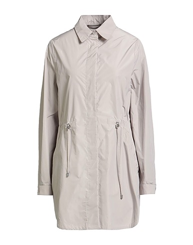 MOORER Full-length jacket Light grey 100% Polyester