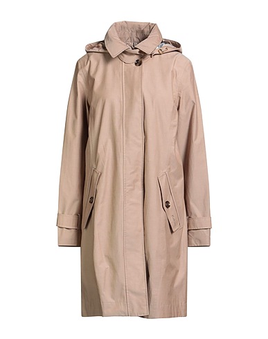 BARBOUR Full-length jacket Beige 65% Cotton, 35% Polyamide, Polyurethane