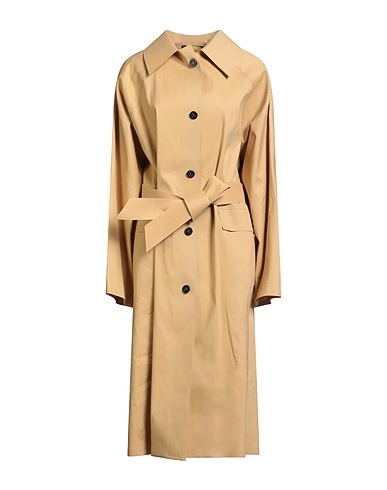 KASSL EDITIONS Full-length jacket Sand 63% Cotton, 37% Polyurethane