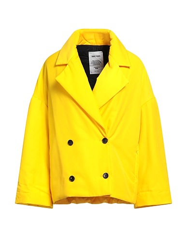 ANNIE PARIS Coat Yellow 100% Polyester