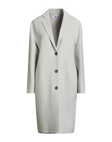 ANNIE PARIS Coat Light grey 80% Wool, 20% Polyamide