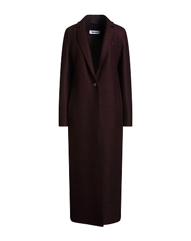 ANNIE PARIS Coat Plum 100% Virgin Wool